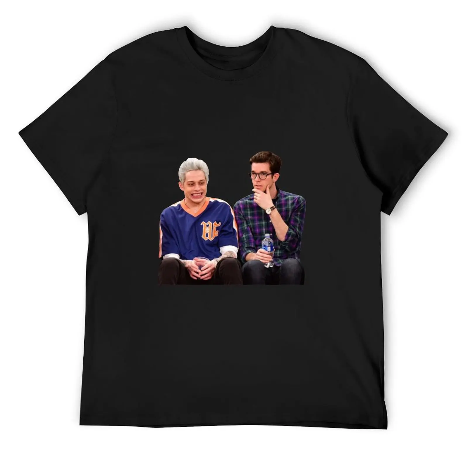 John Mulaney and Pete Davidson Vibing Together T-Shirt designer shirts shirts graphic tee men workout shirt