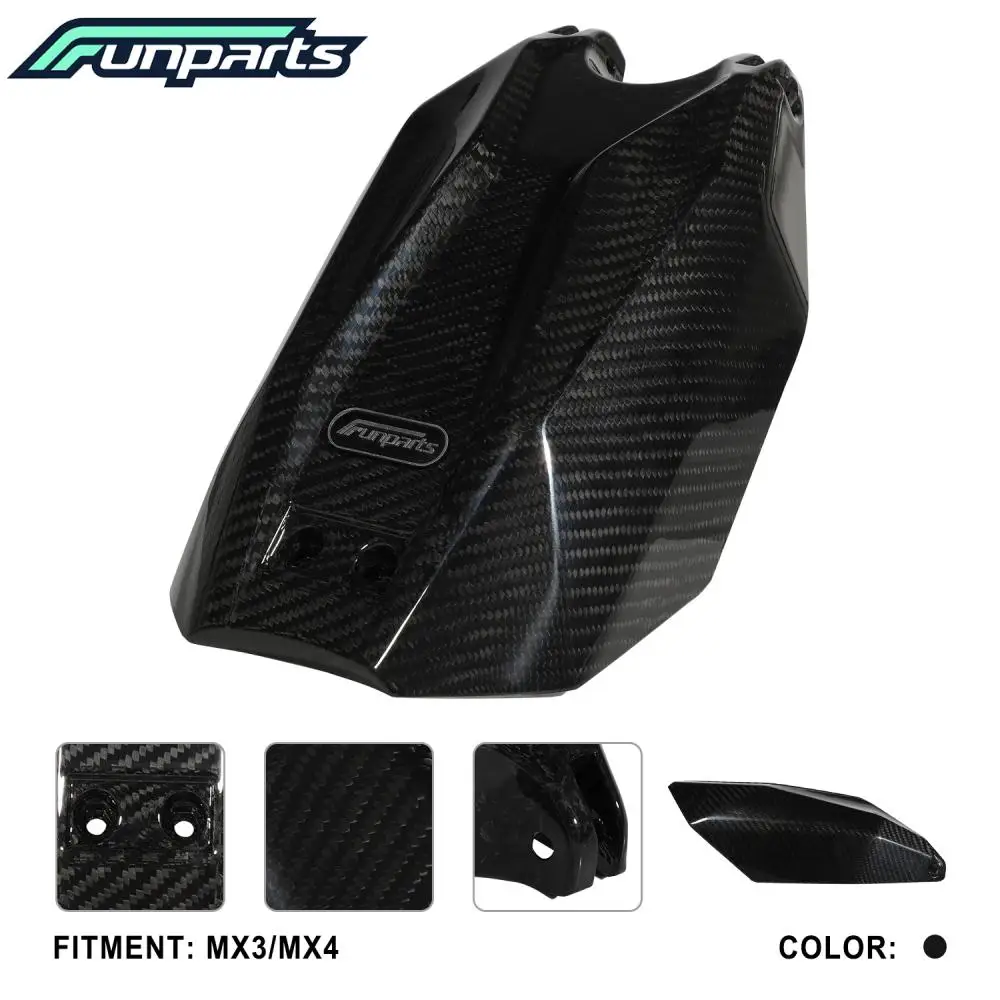 

Funparts Motorcycles Battery Cover Carbon Fiber Fairing Durable For Talaria Sting MX3 MX4 Electric Moto Motorcycle Accessories