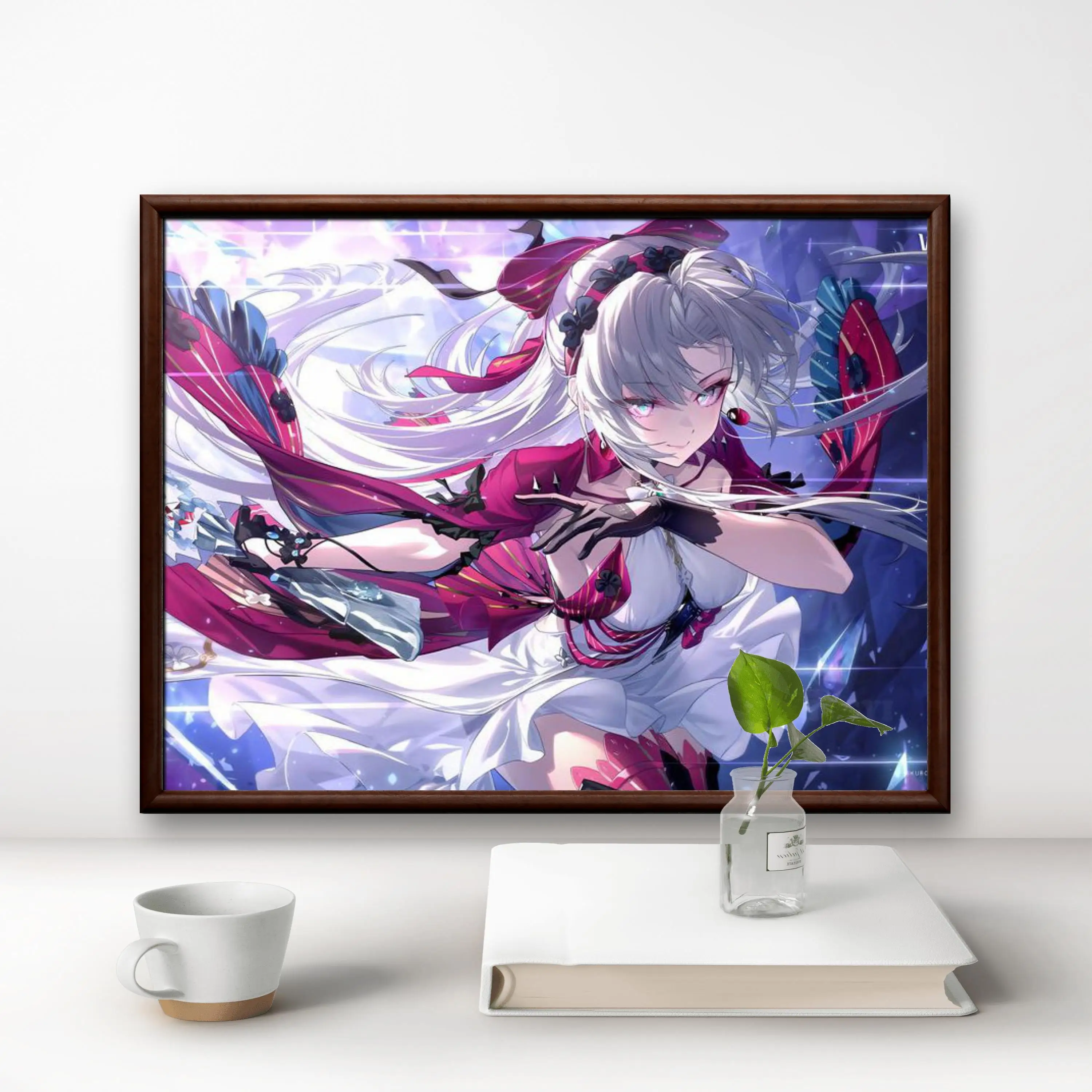 2025 New Wuthering Waves Chun Jinxi Sanhua Diamond Painting Art Anime Game Yinlin Baizhi Diamond Painting Kit 5D DIY Art Gift