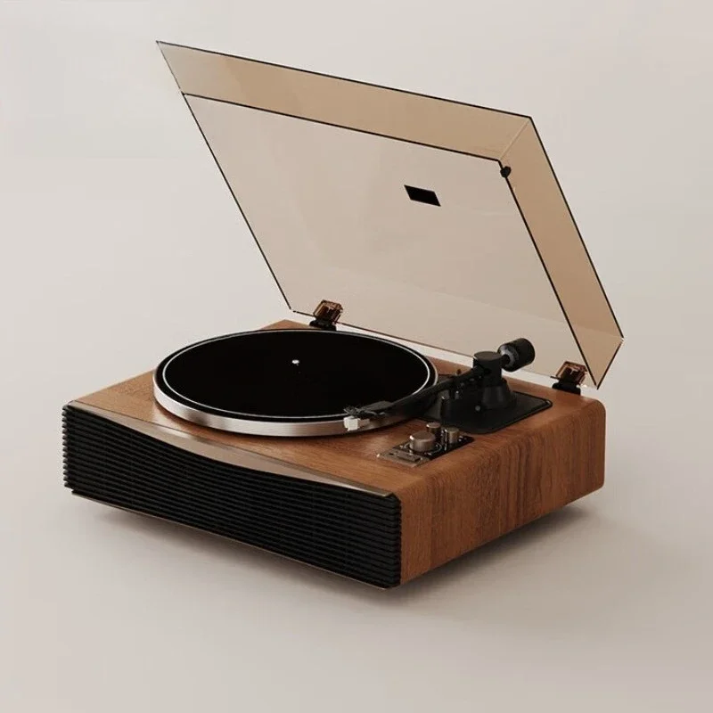 

All-in-one vinyl record player, retro phonograph, Bluetooth film phonograph home living room ornament