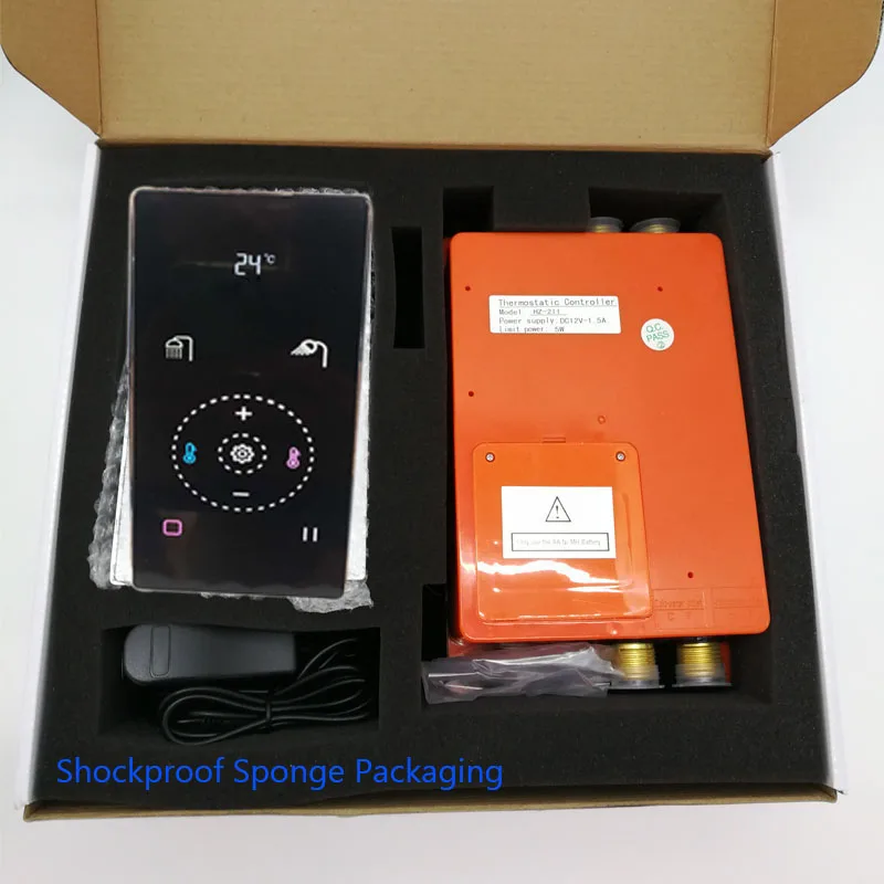 Sundream حوض الاستحمام الحنفية H206B1 ترموستات رقمي مرشحات رأس الدش وحدة تحكم الدش