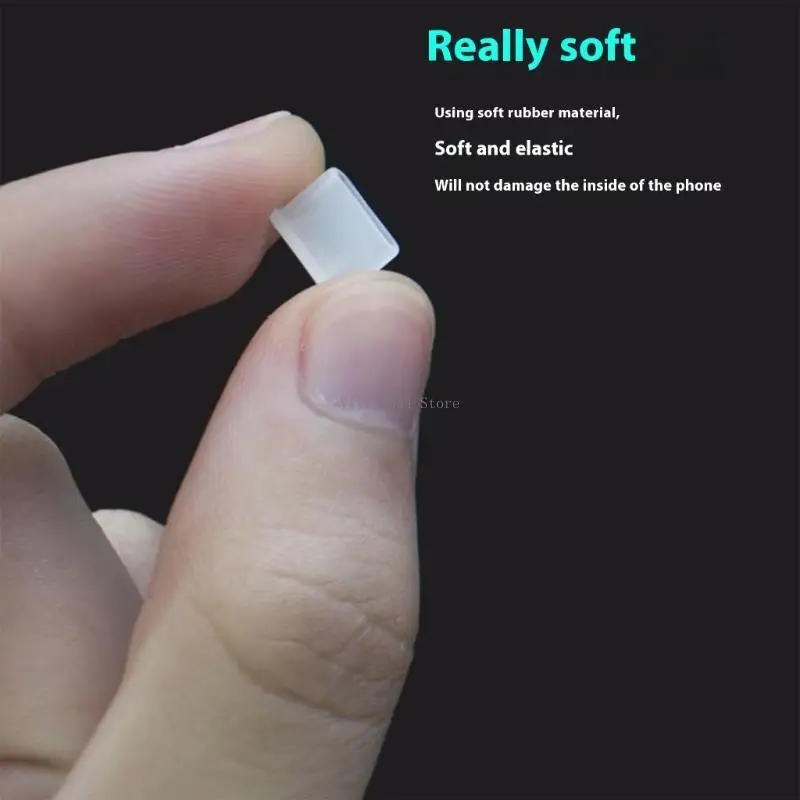 50pcs type C chống bụi nắp silicon usb c phích cắm bụi che phủ bụi cho điện thoại động