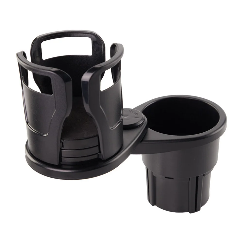 

Telescopic Rotary Multifunctional Car Cup Holder for Coffee Water Bottle ABS Drink Stand Holder Space-Saving Auto Interior Mount