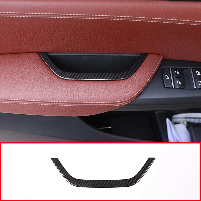 

Carbon Fiber For BMW X3 F25 2011-2016/X4 F26 2013-2016 Car ABS Inner Driver's Door Armrest Storage Box Frame Cover Trim 1PC