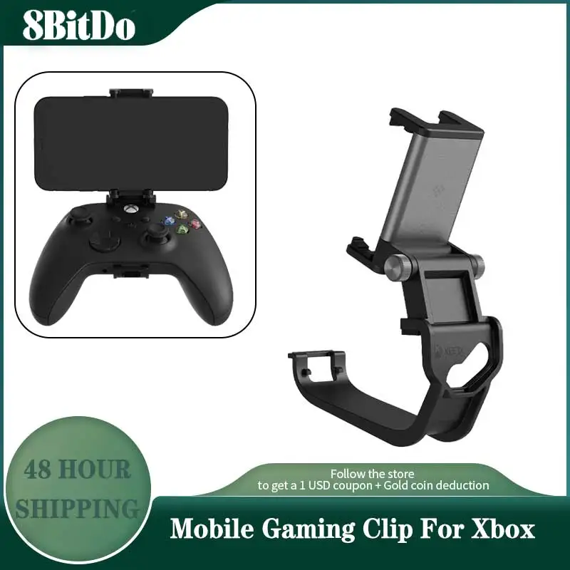 

8BitDo зажим для мобильного телефона для беспроводного игрового контроллера Xbox, игровые аксессуары, держатель геймпада, подставка для Xbox one, серия Xbox