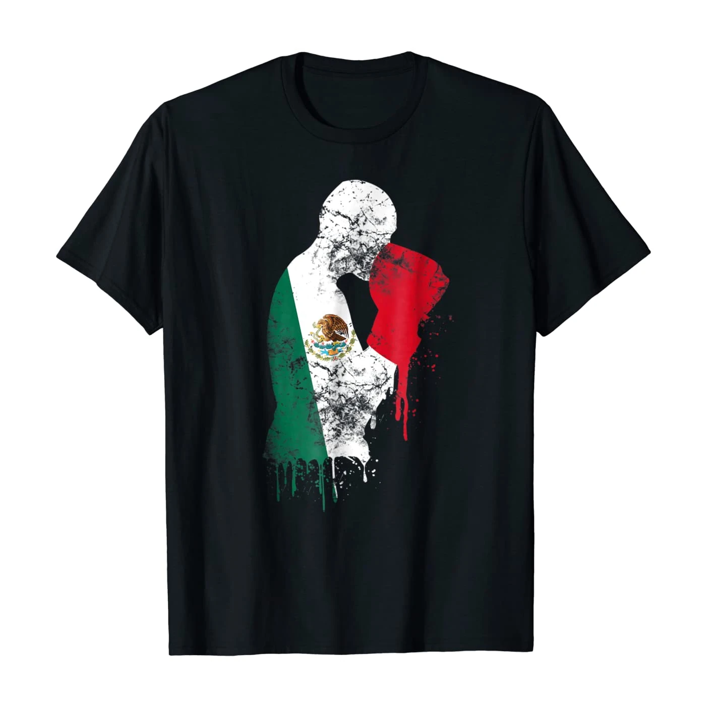 

Mexico Flag Country Colour Mexican Boxer T Shirt. New 100% Cotton Short Sleeve O-Neck Casual T-shirts Loose Top Size S-3XL