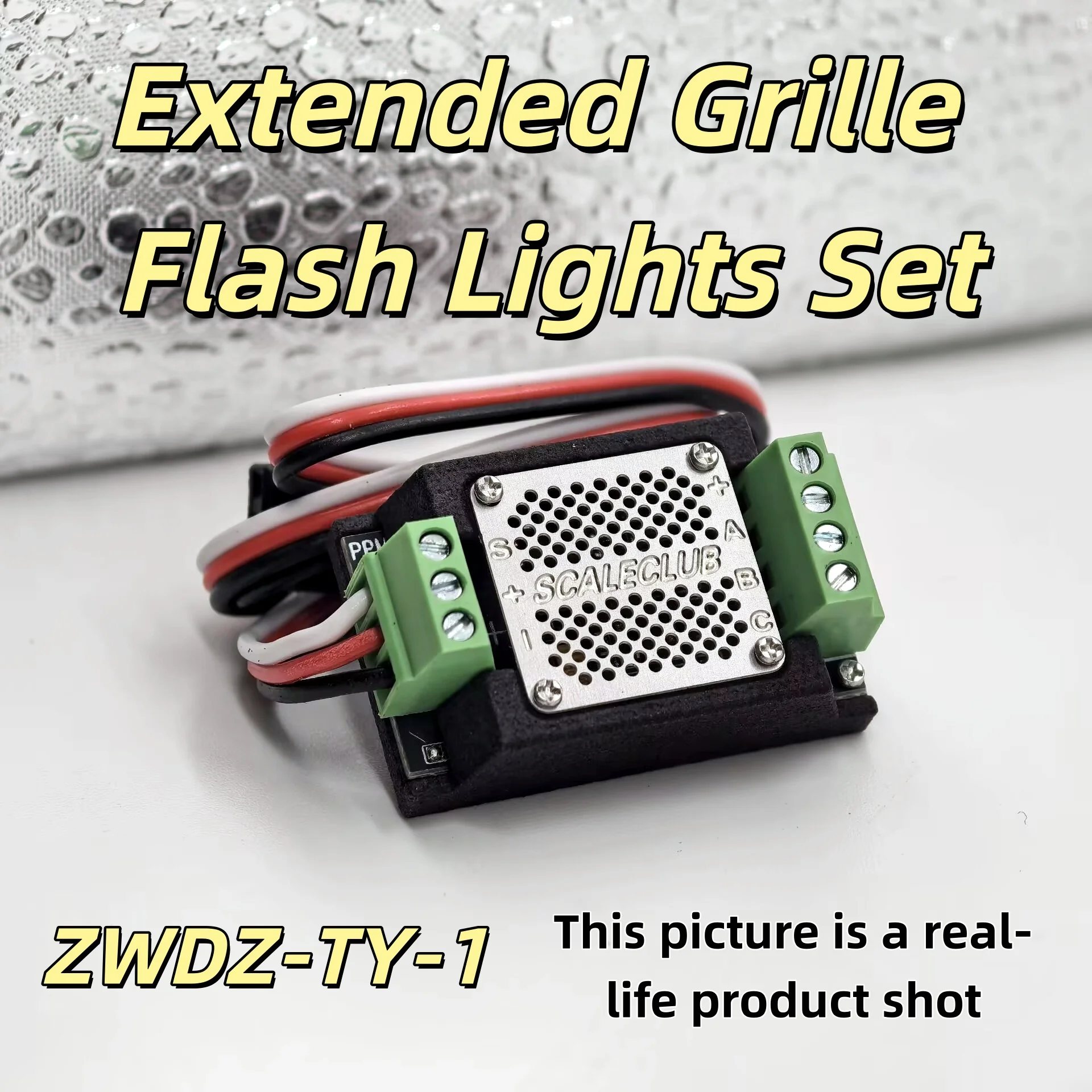 

1 pcs Scaleclub Model Extended Grille Flash Lights Set for 1:14 Tamiya RC Truck Tractor for Scania 1:14 Trailer DIY Parts
