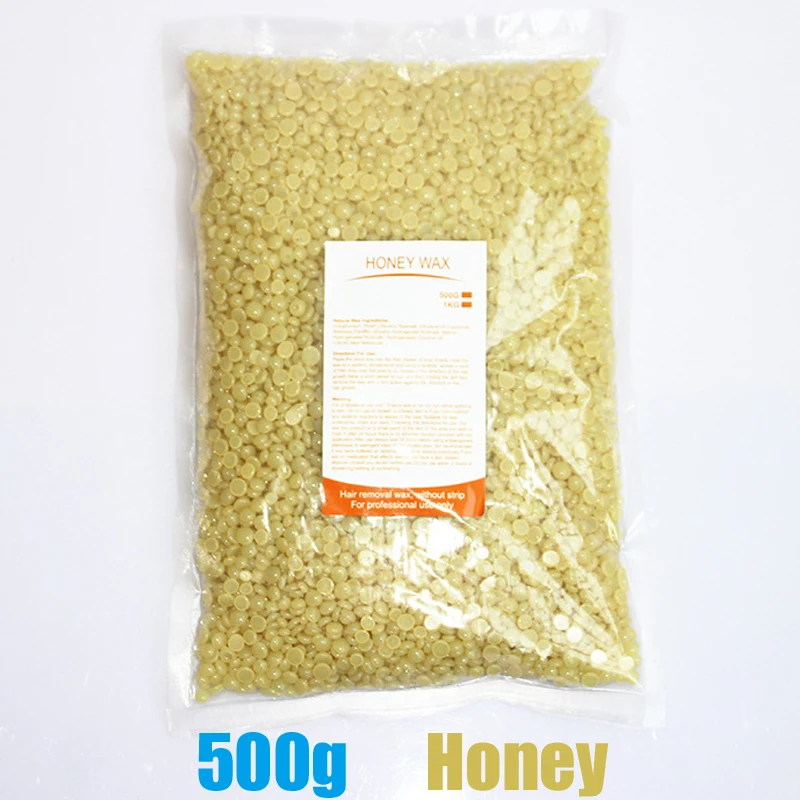 500g Wachs Bohnen Für Wachs Heizung Ganze Körper Heißer Film Enthaarung Wachs Für Wachs Heizung Kit Wachsen Wachs Bohnen für Haar Entfernung Wachs Topf