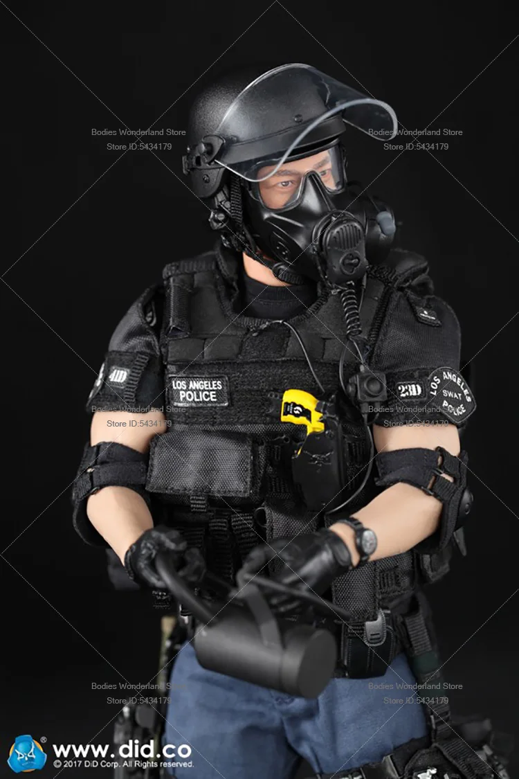 In Stock DID MA1008 1/6 Scale Male Soldier US Los Angeles Special Police 12Inch Full Set Action Figure Doll Collection