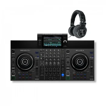 خصم الصيف بنسبة 50% على حزمة Denon DJ SLCLIVE4 بما في ذلك HP1100
