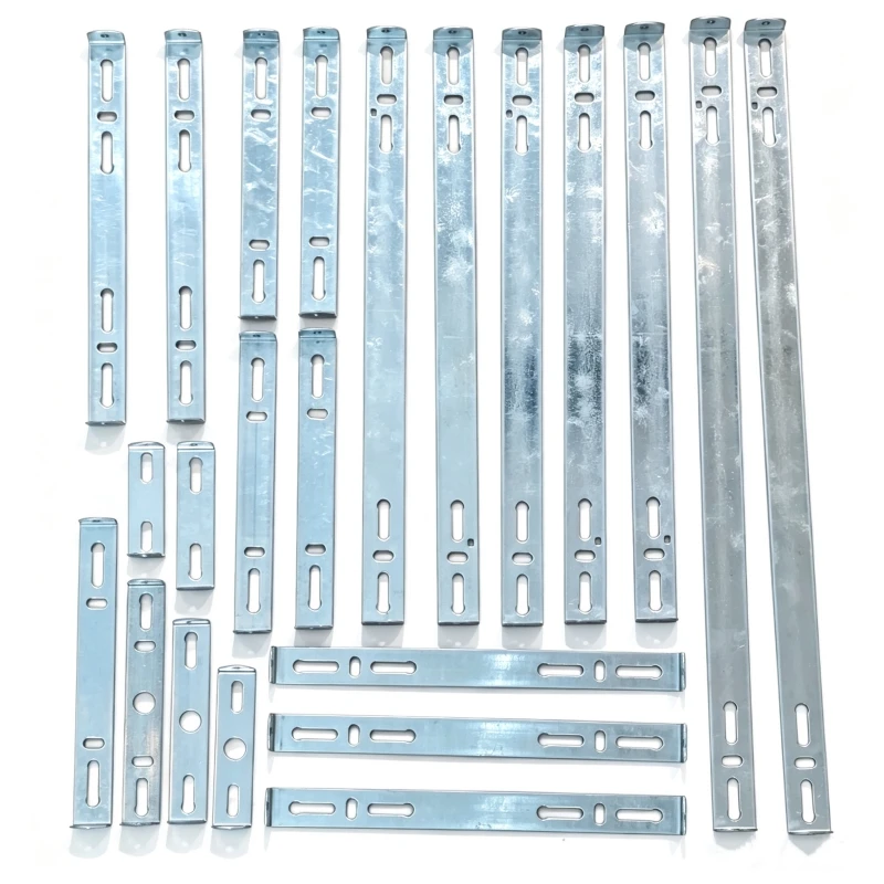 Iron Ceiling Light Mounting Brackets & Accessories Kit - I-Shaped Hanger, Wall Lamp Chassis, Pendant Hanging Strips