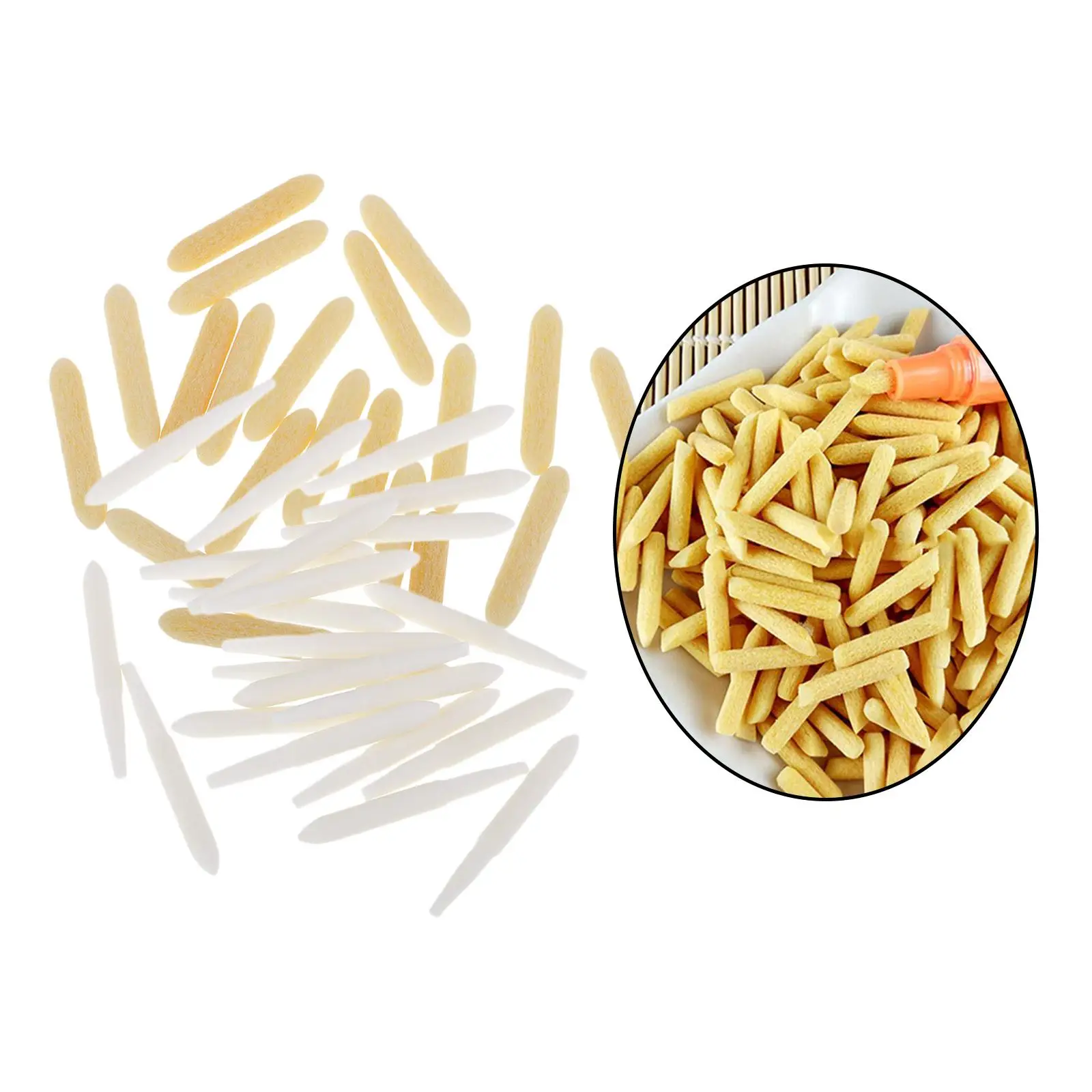 

40pcs Paint Marker Replacement Nibs Set Multi Color Paint Brush Tips for Painting Pen DIY Art Craft Supplies