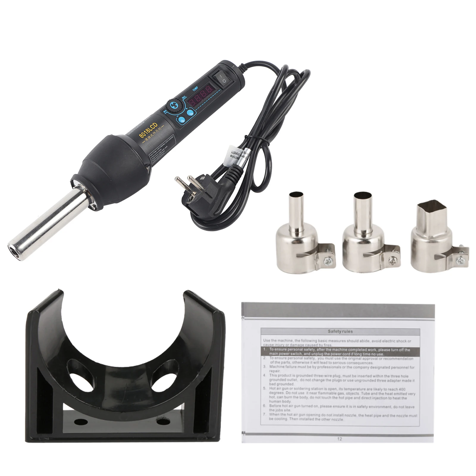 Pistol Udara Panas Listrik 885 - Hot Air Station 858 ulasan dan harga