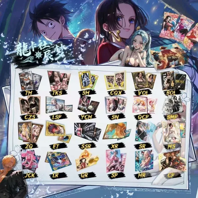 One Piece Card Luffy Zoro Sanji Shi Nami Robin Hancock Rare Anime Character Collection Card Kids Toys Christmas Birthday Gifts