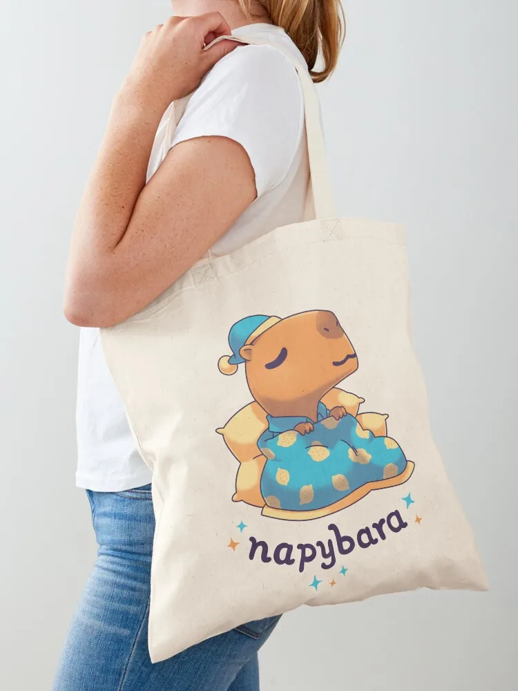 

Napybara cute capybara nap Tote Bag Fabric bag cute tote bag Cloth bags Canvas for women