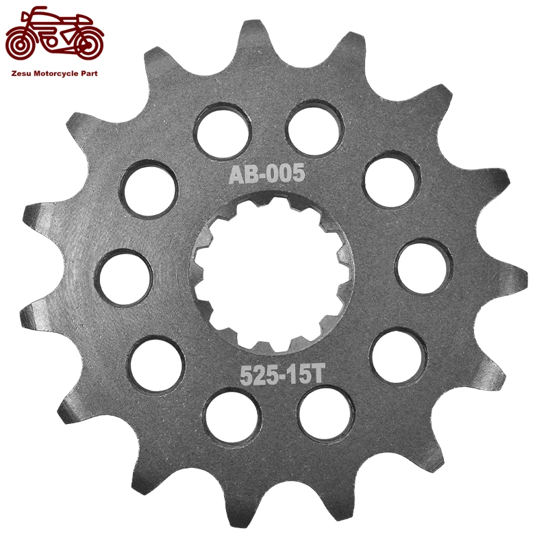 

525-15T 525 15 Tooth Motorcycle 20CrMnTi Front Sprocket Silent Sprocket For Hyosung GT650S GT650 S FI GT 650 S EFI GT 650 GT650R