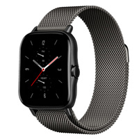 20mm/22mm Milanese band For Amazfit GTS/2/2e/3/4/GTS2 Mini/GTR 42mm/47mm/GTR2/3/4/Pro stratos Metal Bracelet Amazfit bip strap