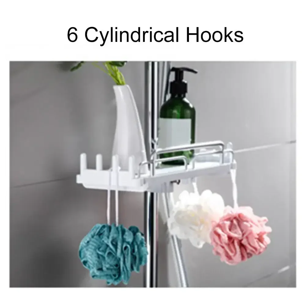 Easy Installation Expandable Bathroom Shelf Scratch Protection Pads 304 Stainless Steel Unique Telescopic Design Shelf