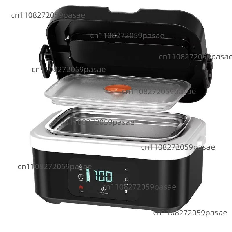The new 30,000 mAh food-grade stainless steel can portable 1.35-liter electric lunch boxes, suitable for