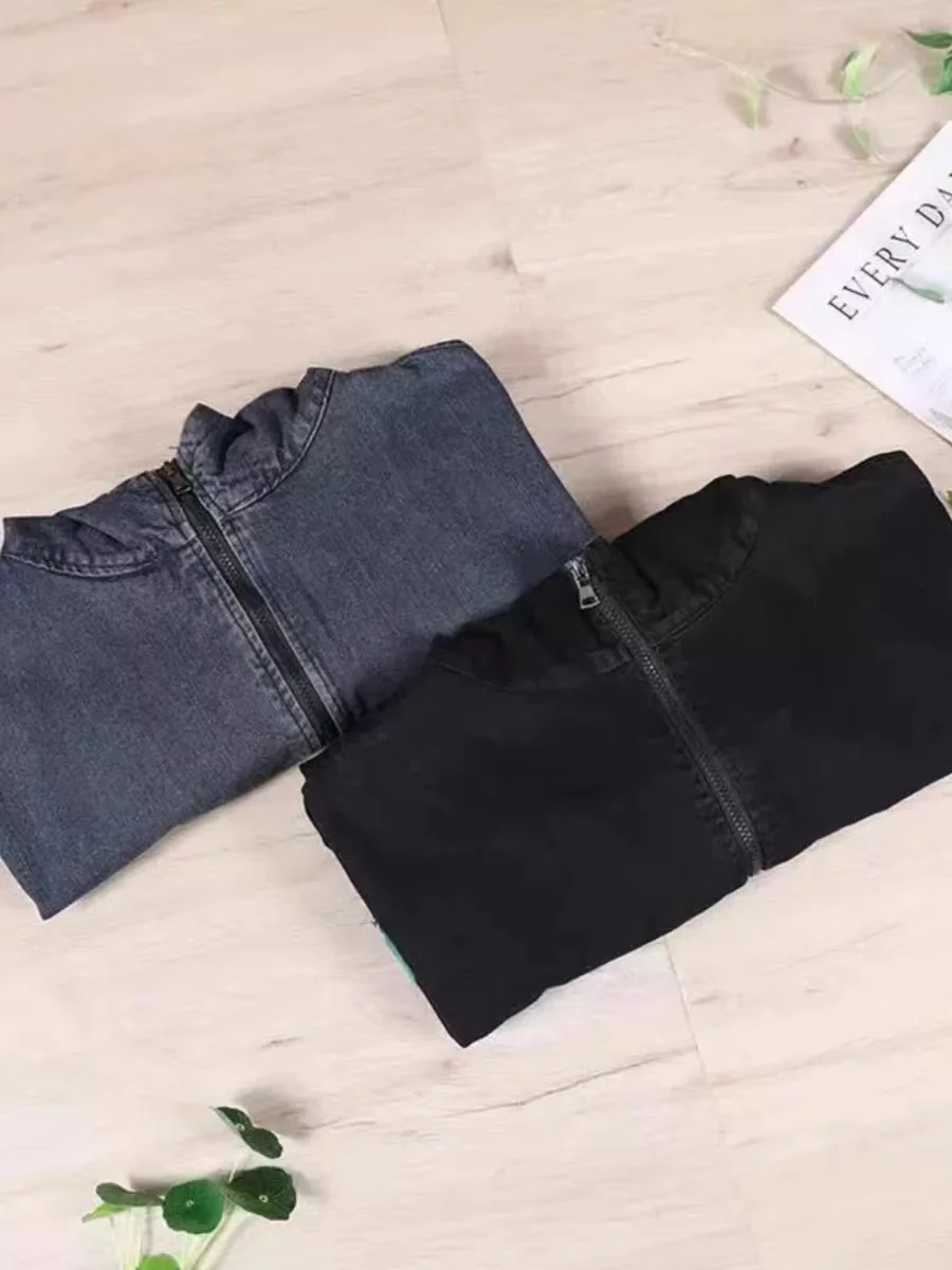 Artistico Vintage Denim Jaet Top Primavera Autunno 2025 Nuovo di grandi dimensioni Casual Versatile Allentato Coreano Sle ort Capispalla