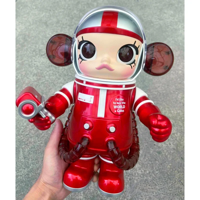 Original Classical Mega Space MOLLY 400% Collection Red Drinks Astronaut Molly Extra Figure Limited Edition Collection Decor