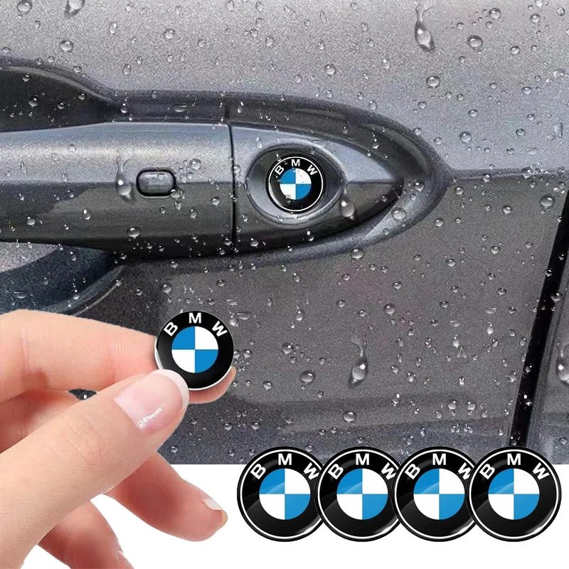 2/4/6pcs Car Door Lock Keyhole Protection Stickers Emblem For BMW 1 3 5 Series X1 X4 X5 X7 G20 G38 F20 F39 F48 E46 E60 E36 E39