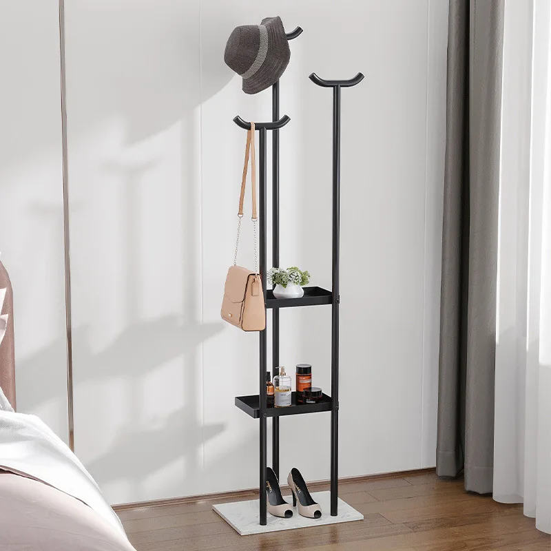 custom，Modern Home Metal Wrought Iron Coat Hat Stand Display Rack Simple Style Floor Clothes Rack