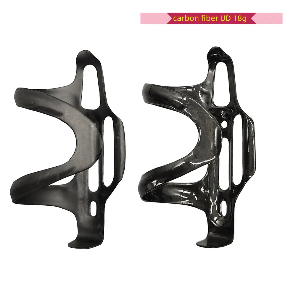 All Carbon Fiber Bicycle Water Bottle Cage, Bottle Rack, UD Carbon Glossy, Ultra Light, Mountain Bike Accessories