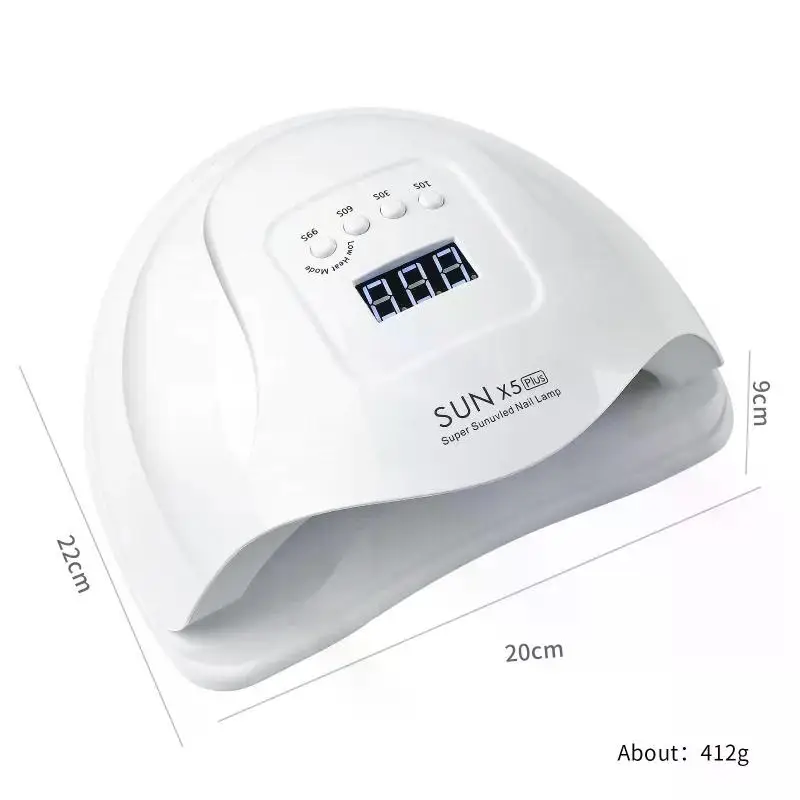 Sun X5 Plus-Lámpara LED UV profesional para manicura de uñas, 36 LED, lámparas de secado de esmalte de Gel con temporizador, Sensor automático, herramientas de equipo