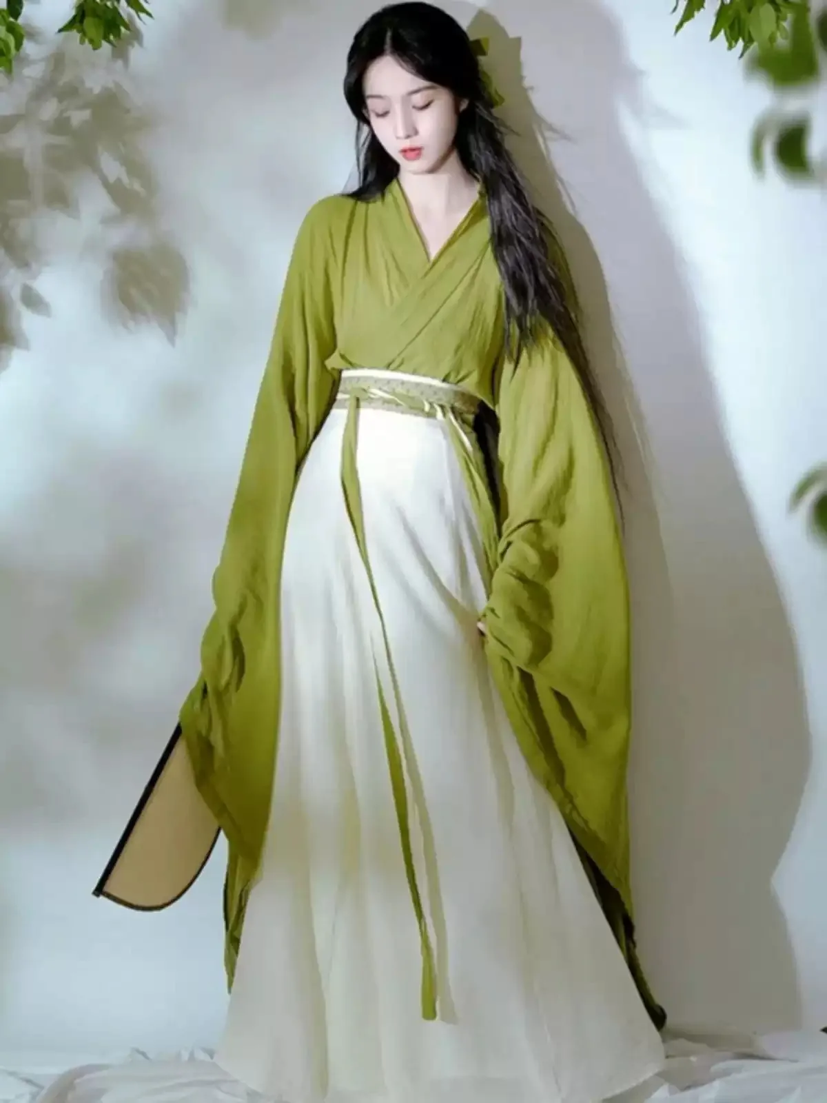 Chinese Hanfu Fairy Dress Set Women's Ethnic Style Traditional Clothing Lazy Style Robe Cosplay Performance Costume
