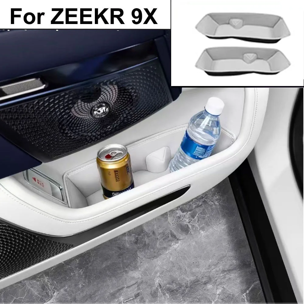 

For ZEEKR 9X 2025 2026 Special Front Door Storage Pocket Organizer Box Bag Interior Modification Accessories