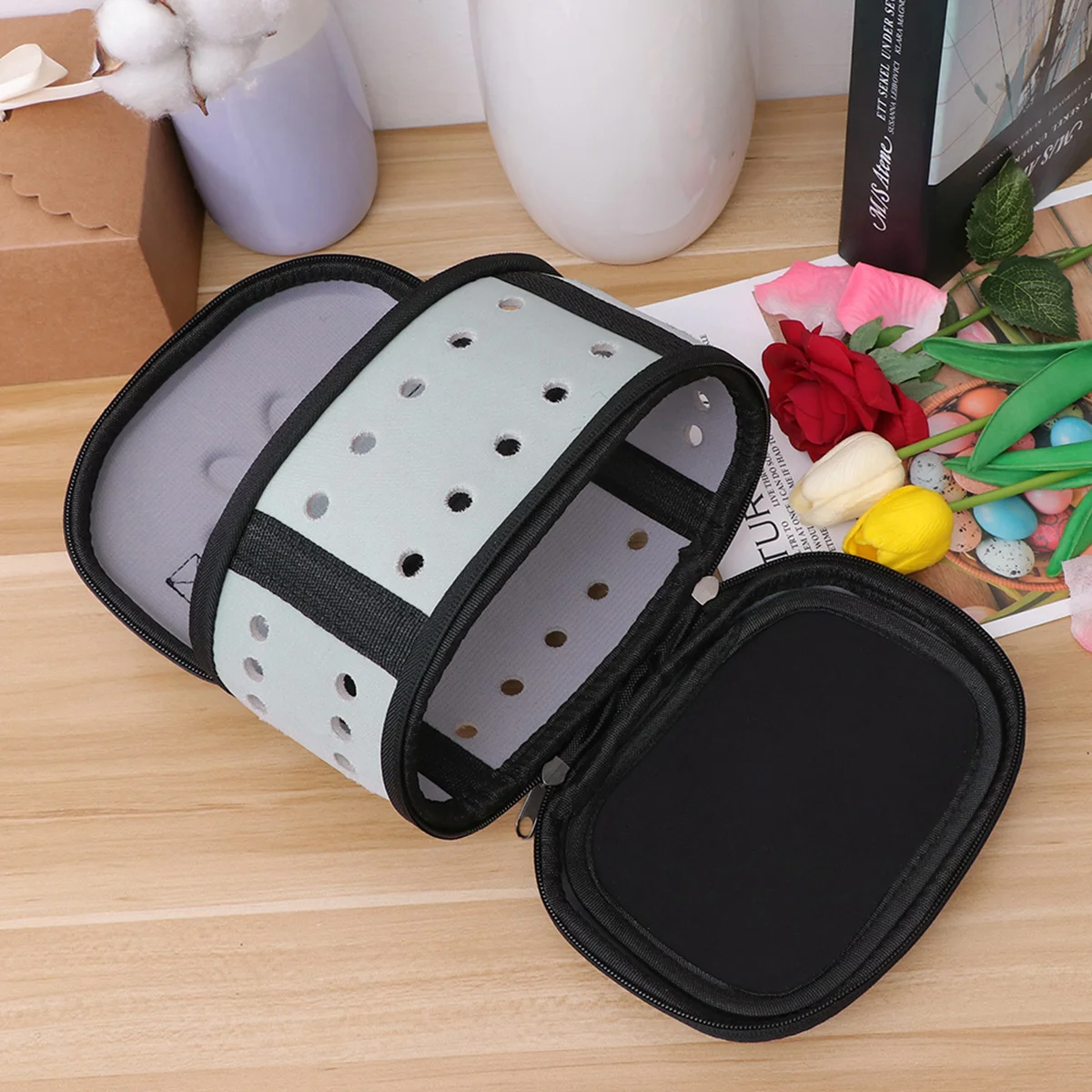 

Pet Carrier Stylish Mini Grey Dog Travel Backpack Breathable Mesh Front Bag Comfortable Puppy Outdoor Companion