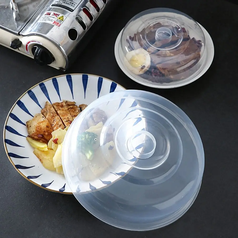 1Pcs Fresh Keeping Microwave Splatter Cover Plastic for Kitchen Bowls Cake Dish Food Fresh Lid Vented Reusable