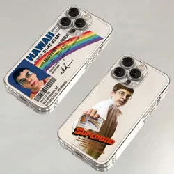 Mclovin Movie Superbad Phone Case For iPhone 17 16 15 14 13 12 11 Pro Max Mini SE 7 8 Plus Shockproof Transparent Cover Fundas