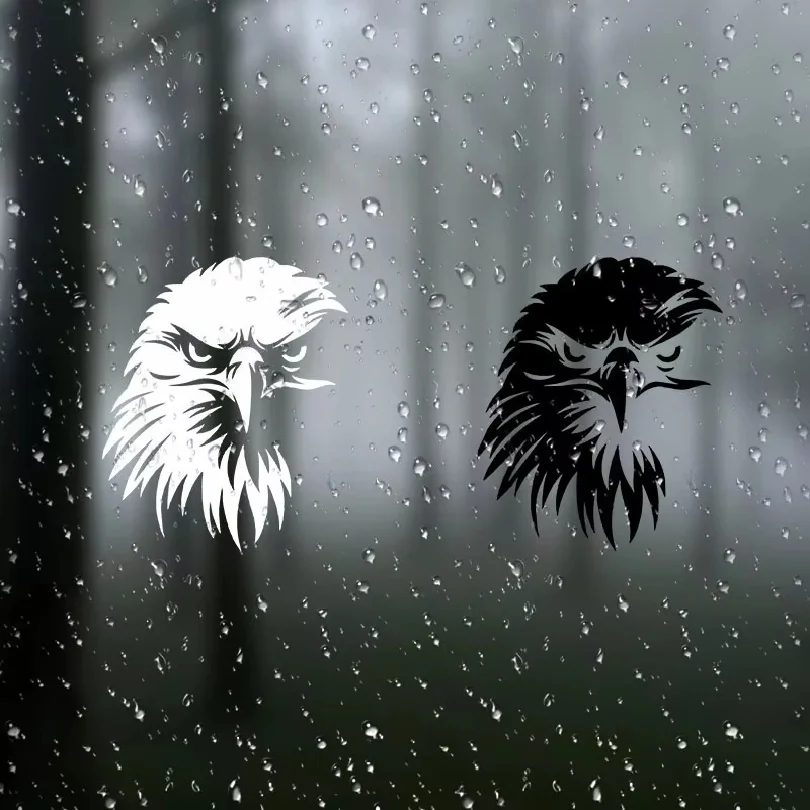 Door, Bumper, Motorcycle & Daily Decor1pc Bald Eagle Patriotic Vinyl Sticker, Waterproof Durable Decal for Car Window