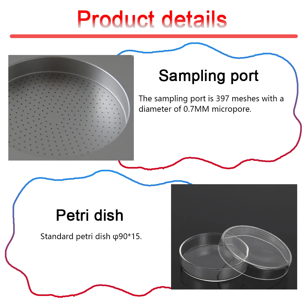 Vysoký objem FKC-1 microbial biologický vzduch sampler