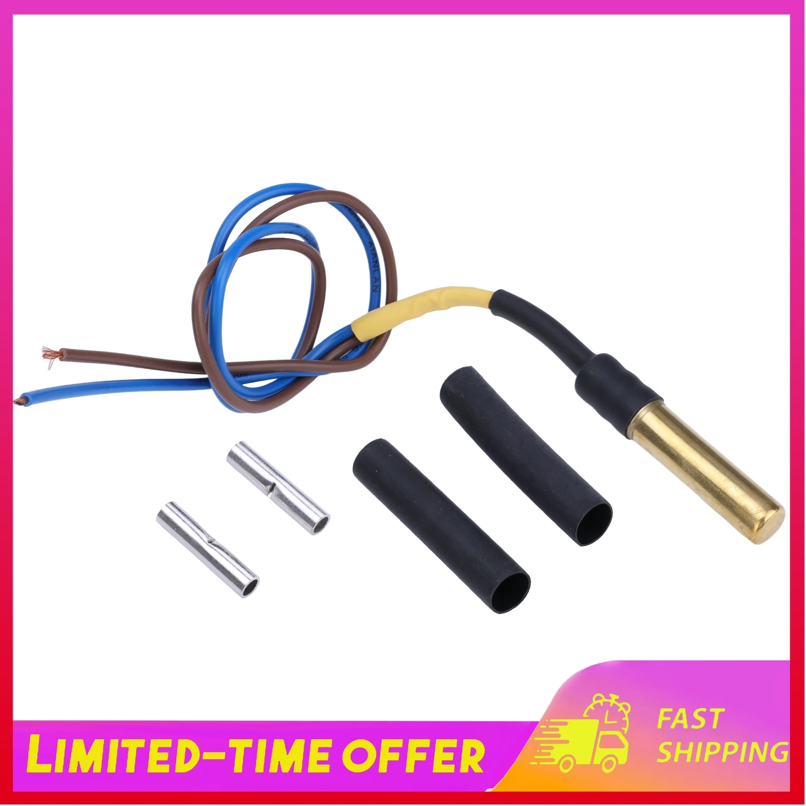

Air Temp Temperature Sensor Compatible for Thermo King Air Temp Temperature Graded Sensor Replaces 400974 Accessories