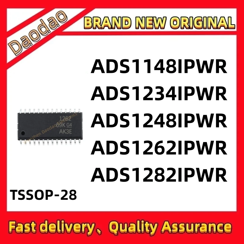 Quality New ADS1148IPWR ADS1234IPWR ADS1248IPWR ADS1262IPWR ADS1282IPWR ADS1148 ADS1234 ADS1248 ADS1262 IC chip TSOP-28