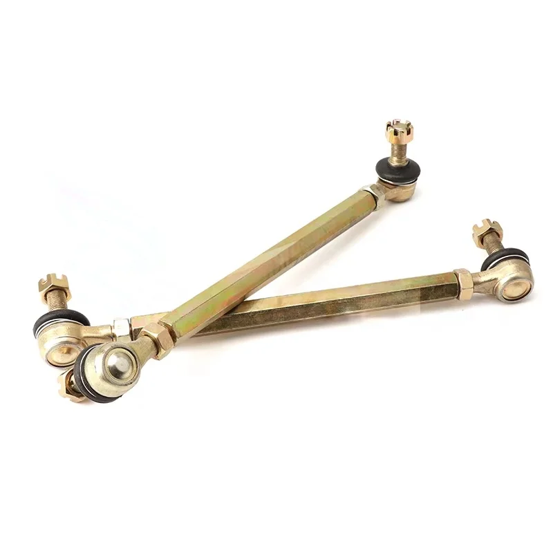 1 Pair M12 Steering Axle Tie Rods With Tie Rod Ball Joint for 50cc-250cc Go Kart ATV UTV Quad Bike Modification Accessories