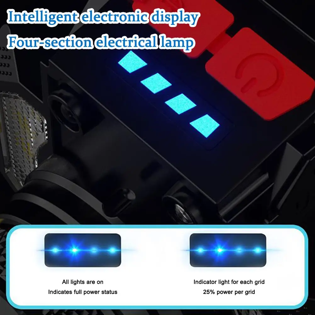 Outdoor Powerful 1200 Lumens Motion Sensor Headlamp Specific USB Charging Head Lamp Wearable Strong Light Emergency Light