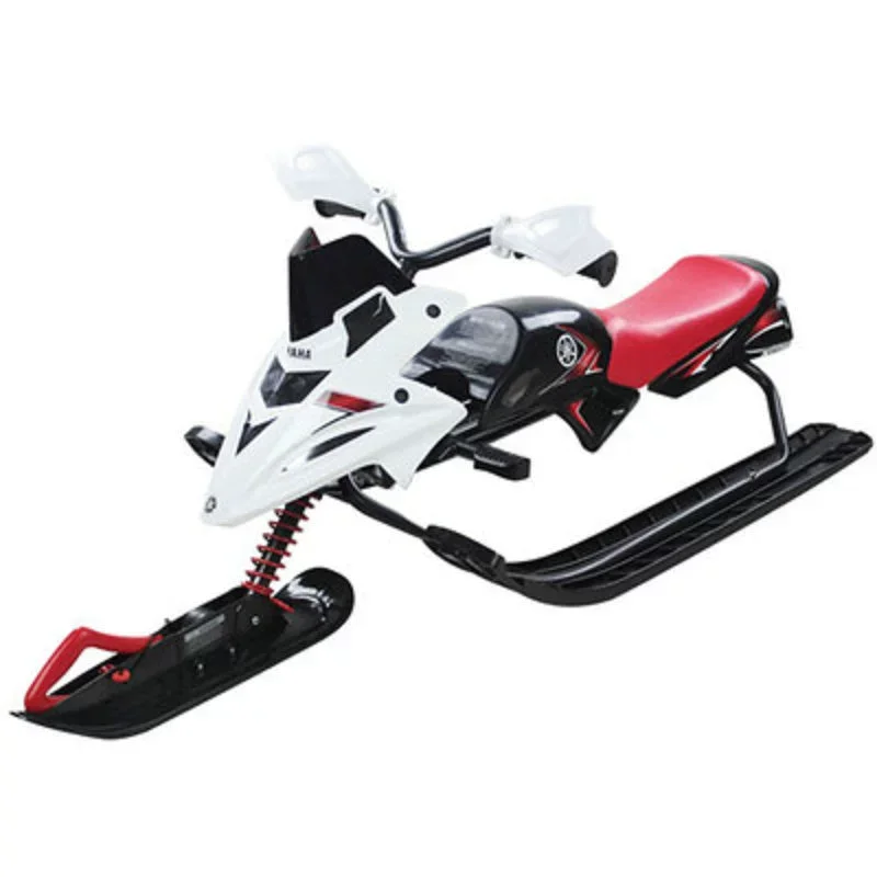 High Safety 110cc Adults And Children Mobile Snow Gasoline Electric Double Ski Big Sled Snowmobile Equipment