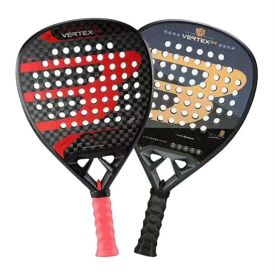 Padel Racket Carbon Fiber Surface with3K 12K 18K EVA Memory Flex Foam Core Lightweight Padel Racquet 2025