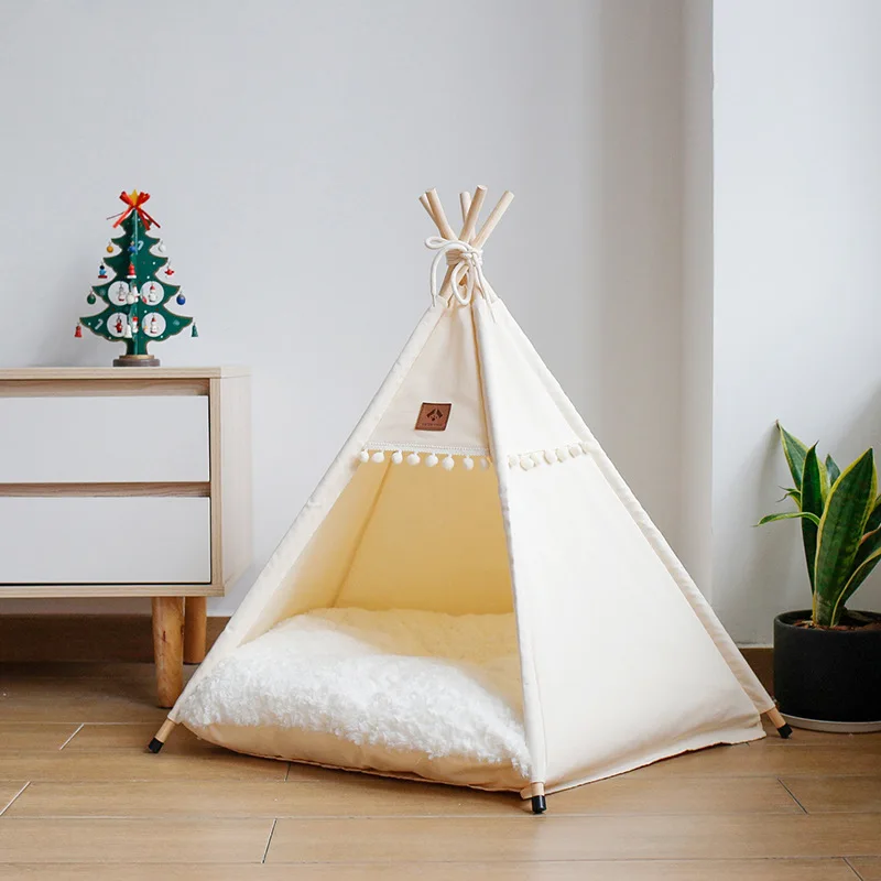 Kennel, removable canvas lace, pets available in all seasons, cat tent