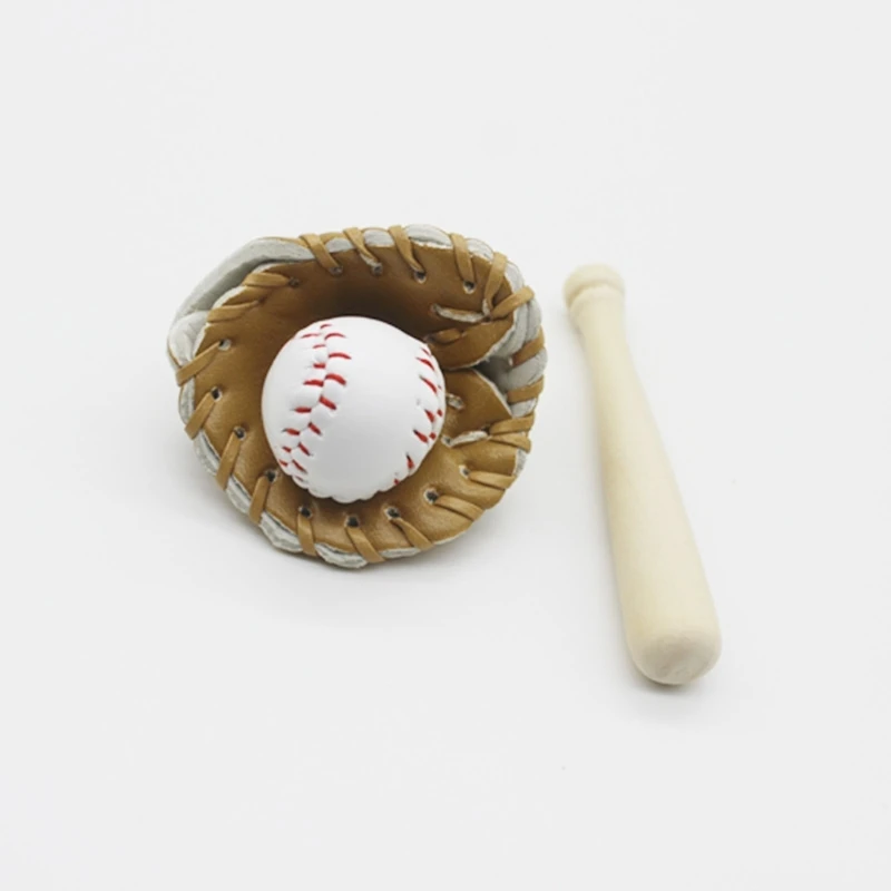 Newborn Photography Props Baby Mini Softball Baseball with and Glove for Studio Accessories Boys Girls Props