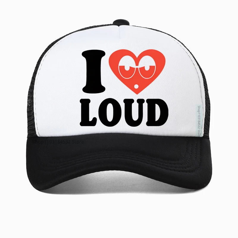 

Chief Keef I Love Loud Same baseball cap Women's Fashion Hip Hop hat Funny Adult baseball cap Summer Mesh Breathable SunHats