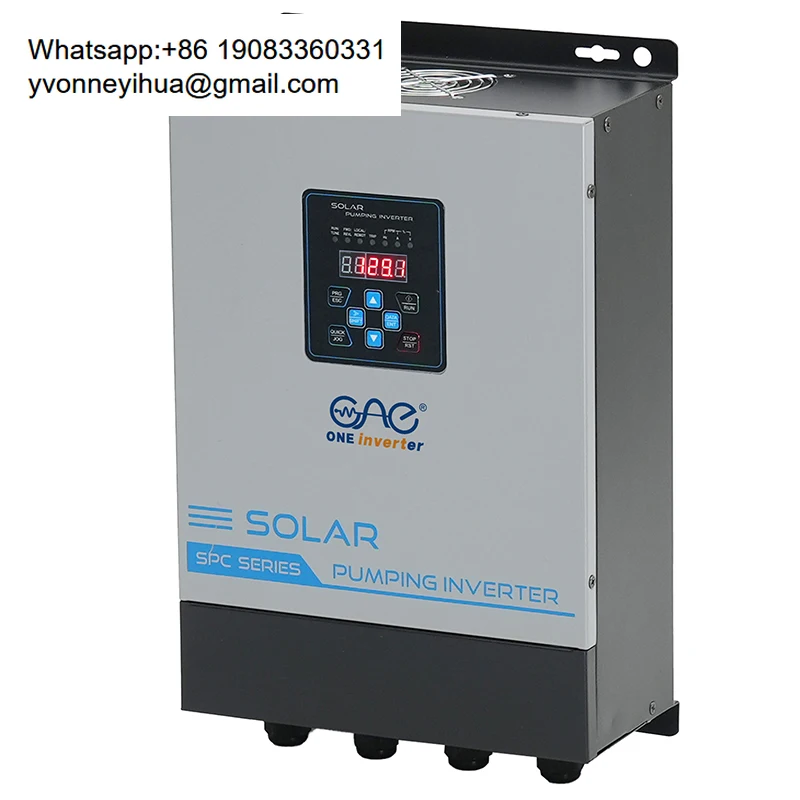 

3 Phase 7.5 KW Mppt Solar Pump Inverter For Pumps Submersible Water Pumping