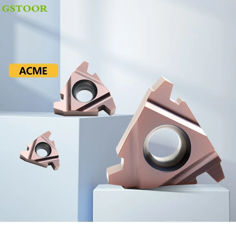 

16ER/IR 11IR 22ER/IR 27ER/IR 14/16/6/8/10/4/5ACME Threading Turning Tools CNC Lathe Cutter Carbide Inserts Hard Alloy Cutting