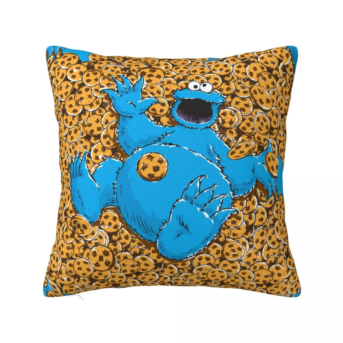 Decorative Pillowcases Cookies Monsters Product Living Room Throw Pillow Case Cover Zipper Multi Size Dropshipping