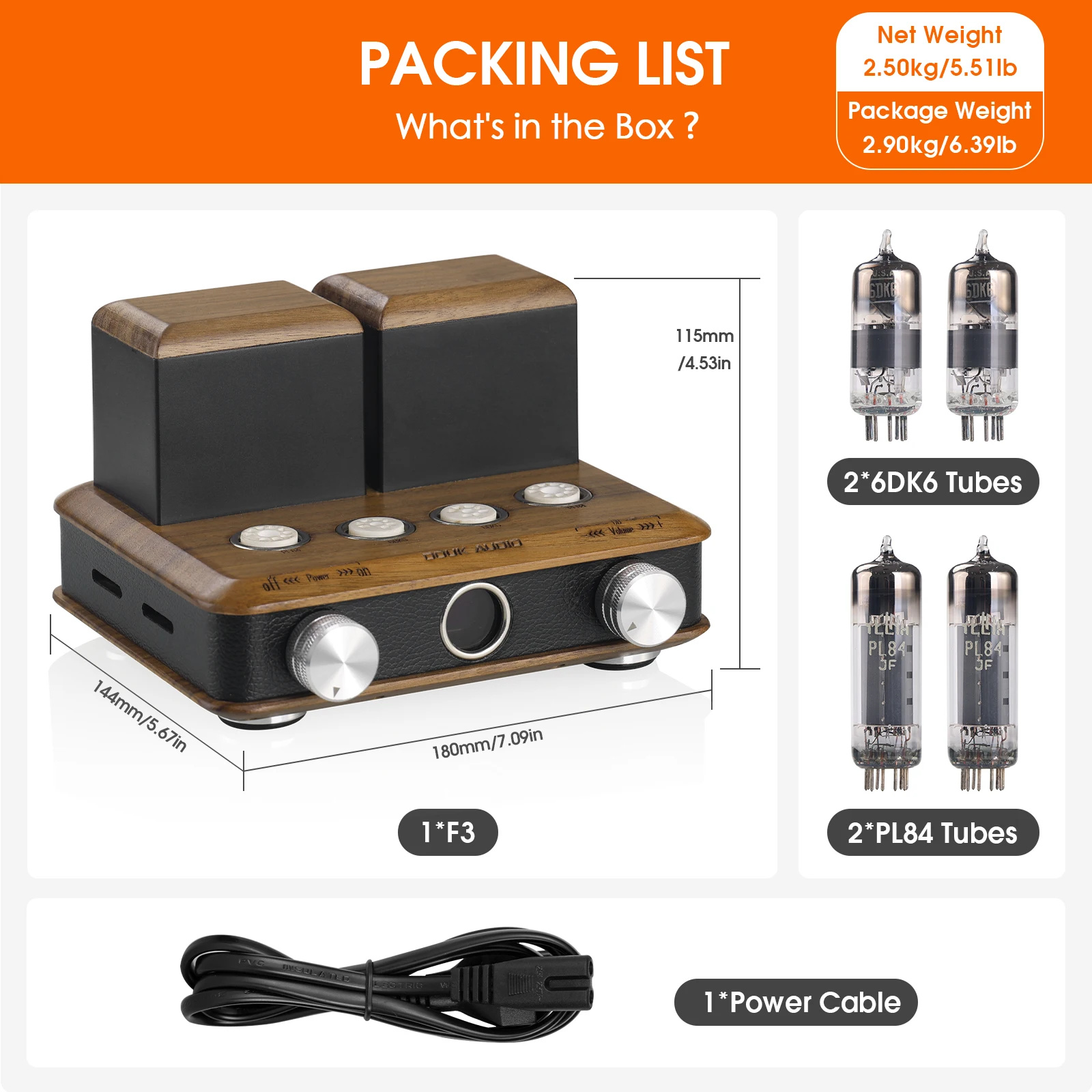 Douk Audio Single-Ended Class A Tube Amplifier HiFi Stereo Desktop Power Amp Audiophile Valve Audio Amplifier for Home Speaker view 6