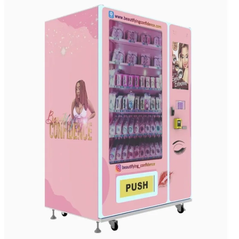FL Customized Wholesale Beauty Shop Perfumes Eyelashes Make up Cosmetics Vending Machine